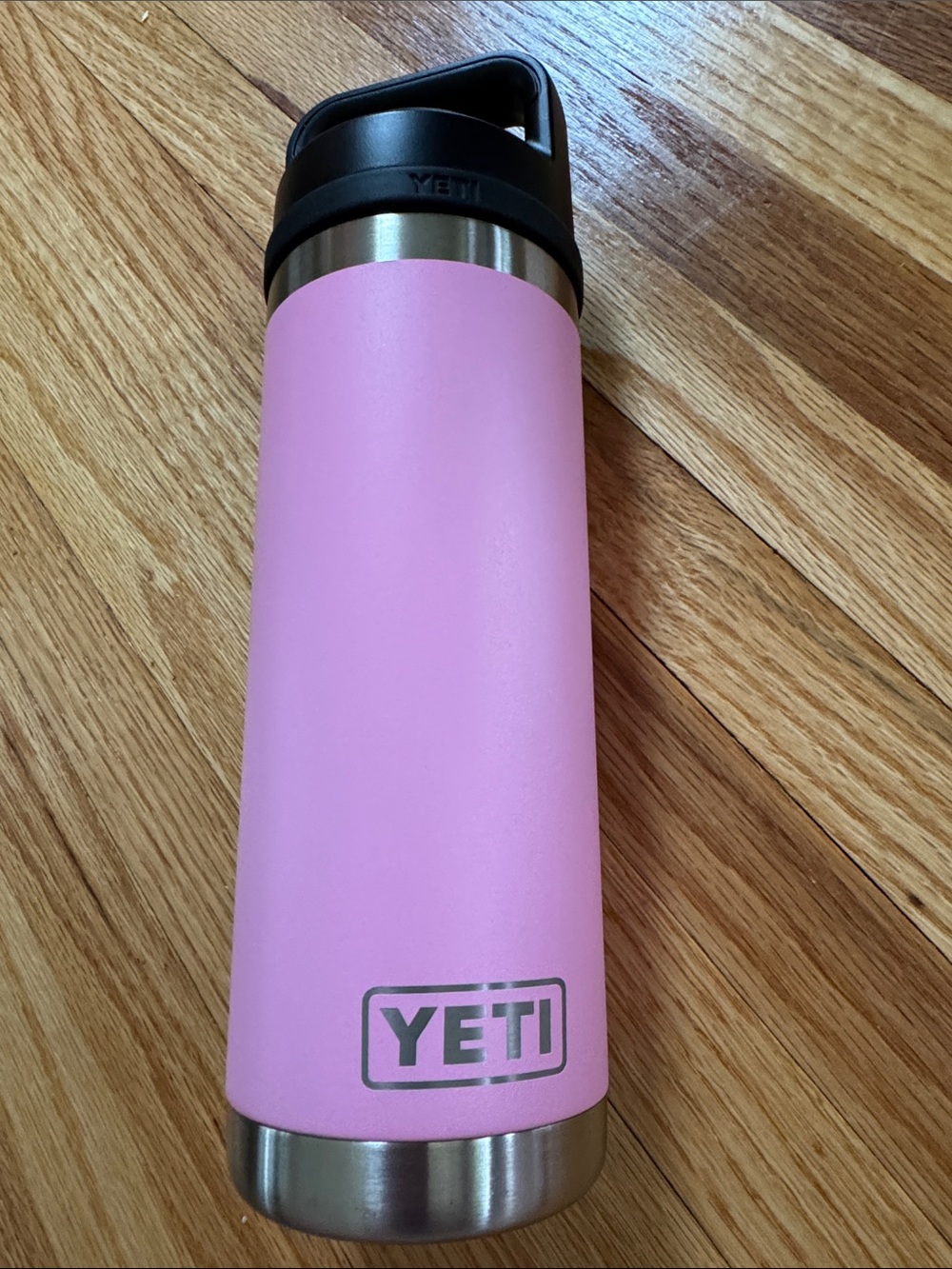 YETI Rambler 18 oz Bottle with Chug Cap Pink Excellent Condition